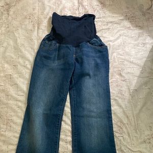 Indigo blue maternity jeans size medium